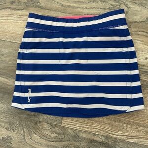 Ralph Lauren sport RLX kids striped tennis skort skirt w/ shorts girls size 4 4t